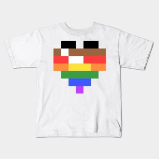 Pixel Heart - LGBT+ Pride Kids T-Shirt